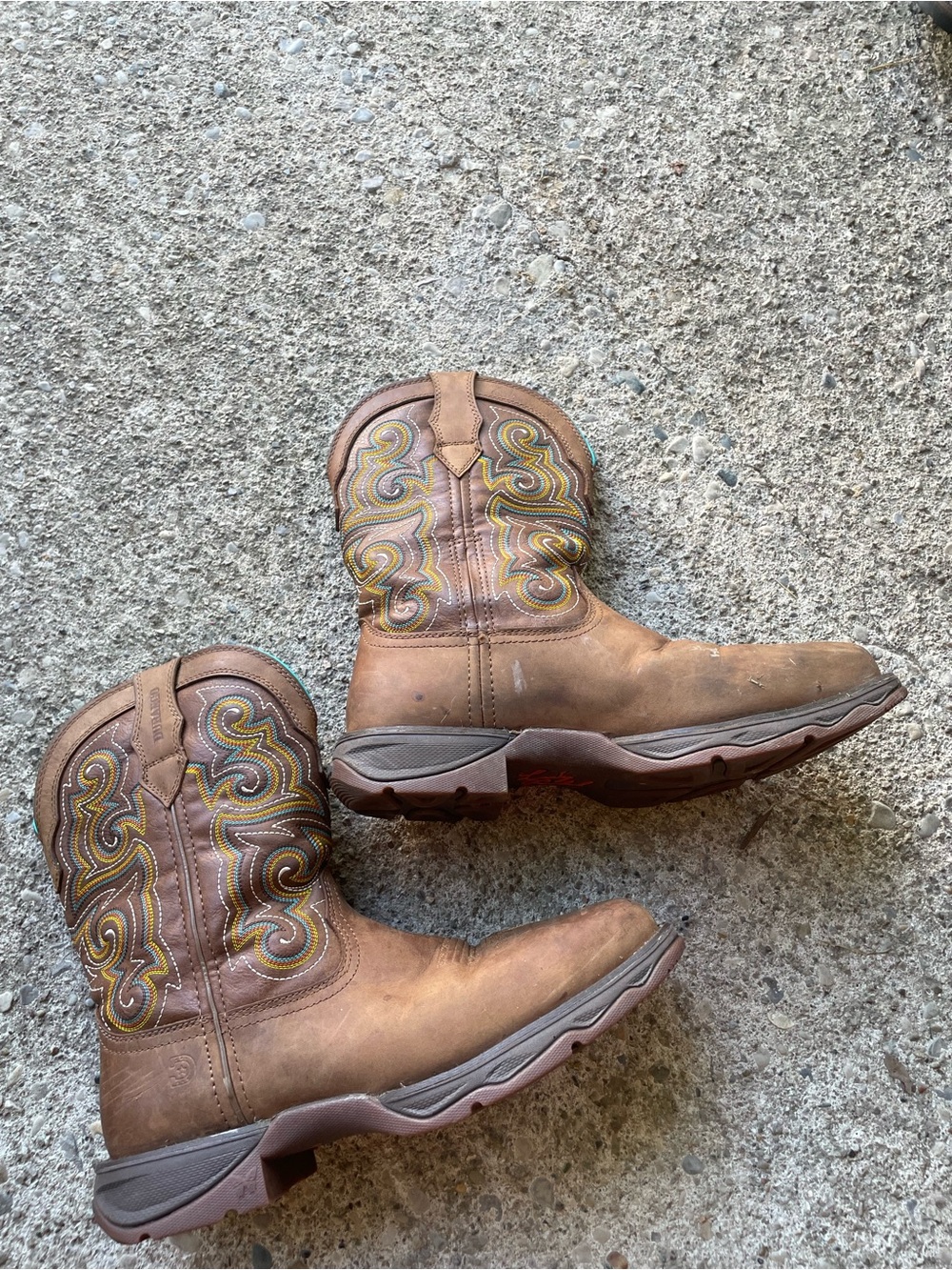 DURANGO BROWN STEEL TOE
WOMEN'S WATERPROOF WESTERN
WORK BOOT DRDO410 Size 10